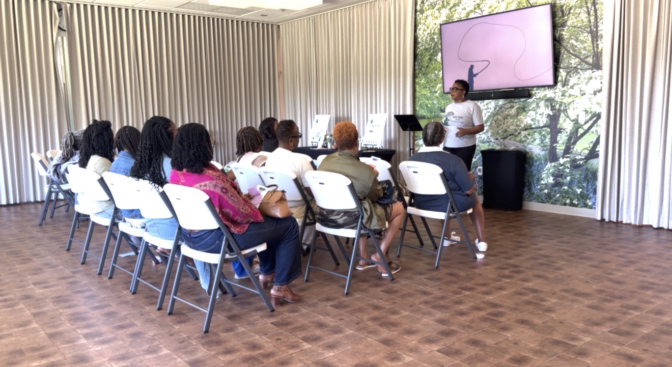 Guests seated during the Reset Experience presentation